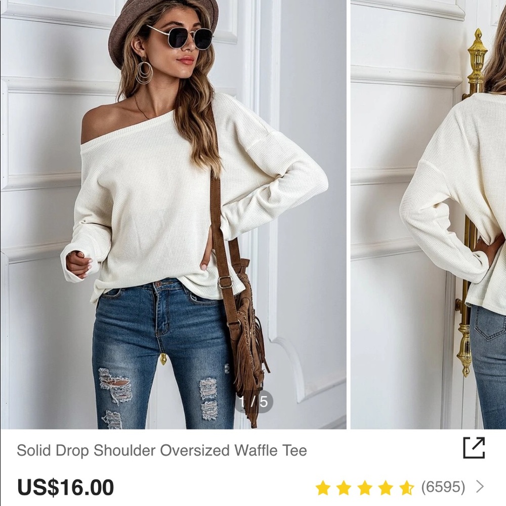 Shein off shoulder top